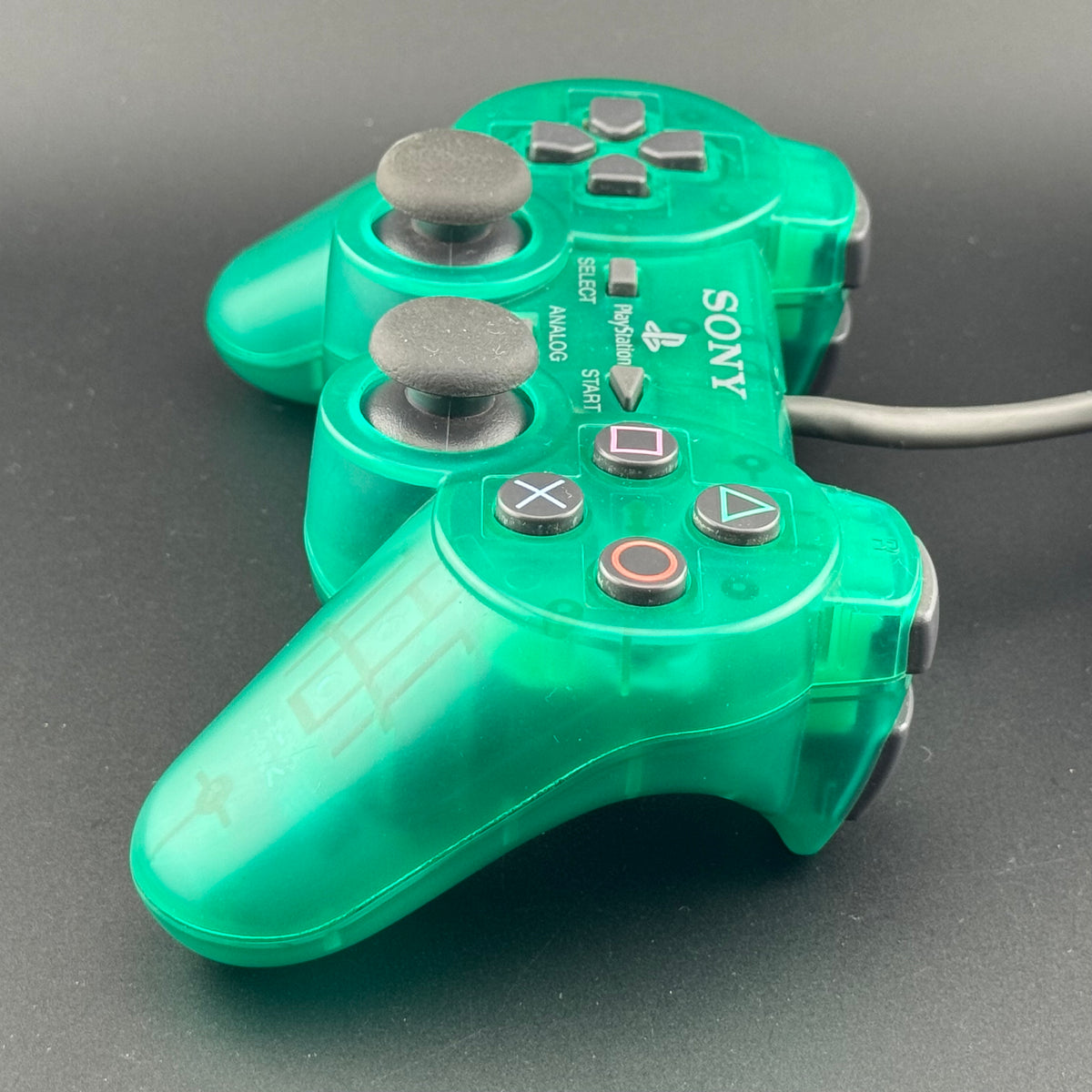 Sony PlayStation 1 Clear Green DualShock Analog Controller [SCPH-1200]
