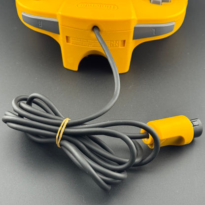 Nintendo 64 Yellow Controller CIB [NUS-005]