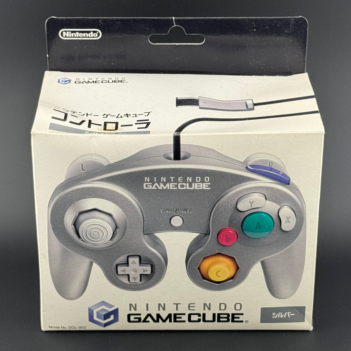 Nintendo GameCube Platinum Silver Controller [DOL-003] In Box