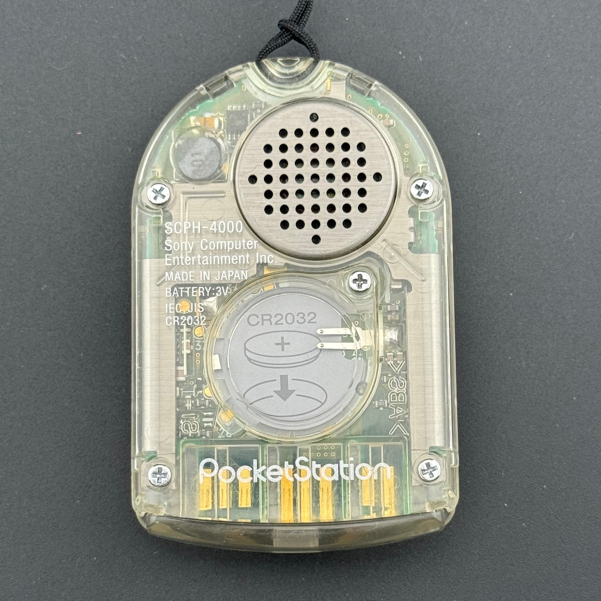 Sony PlayStation 1 Crystal PocketStation [SCPH-4000] + Strap