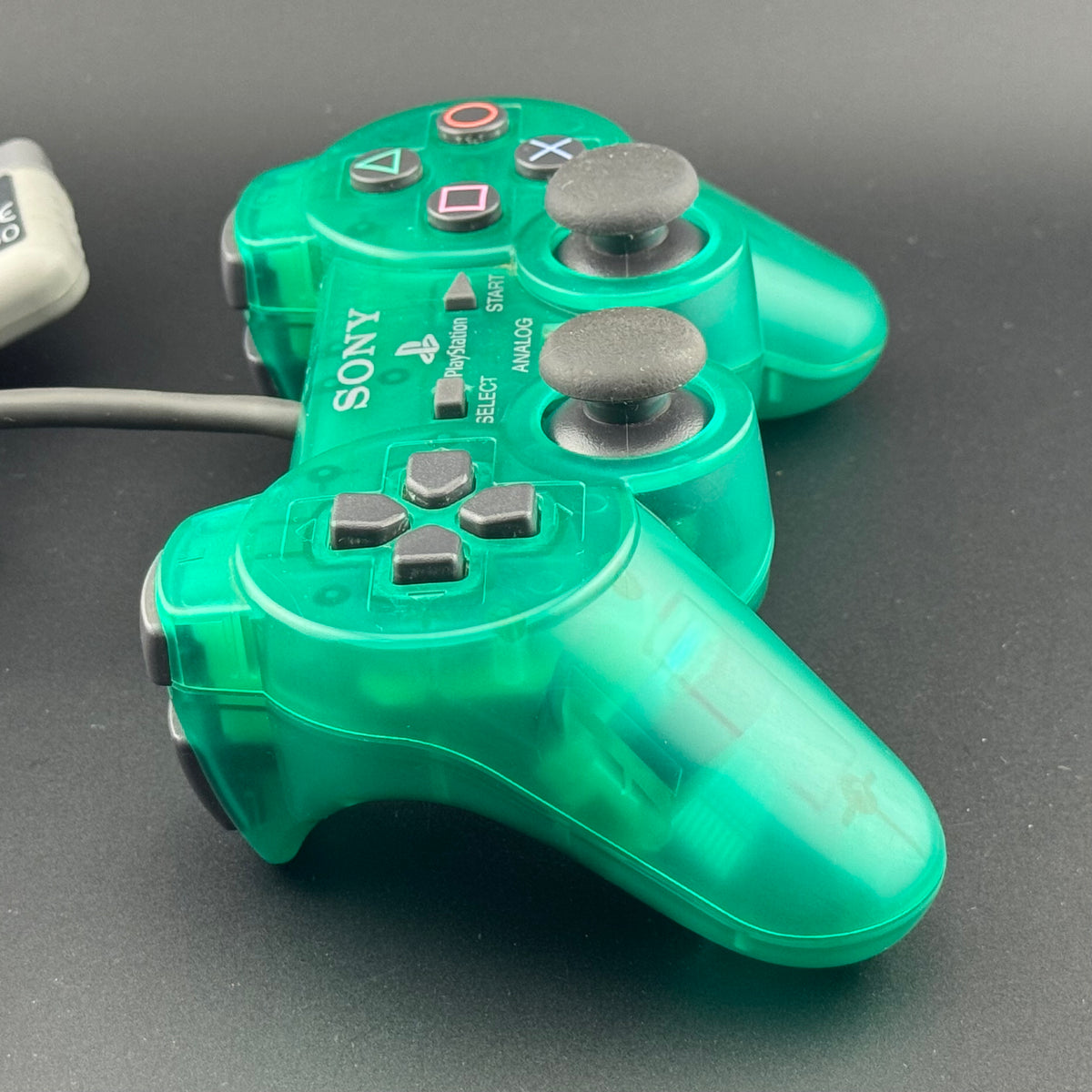 Sony PlayStation 1 Clear Green DualShock Analog Controller [SCPH-1200]