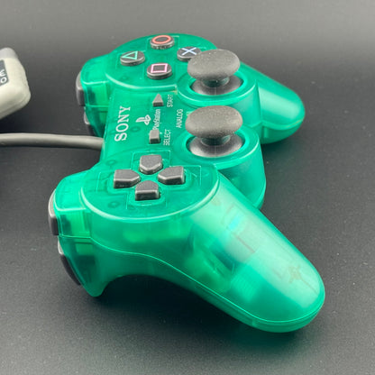Sony PlayStation 1 Clear Green DualShock Analog Controller [SCPH-1200]
