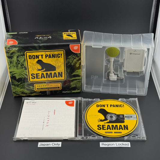 Sega Dreamcast Seaman [Big Box Mic Bundle] CIB