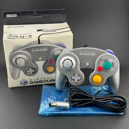 Nintendo GameCube Platinum Silver Controller [DOL-003] In Box