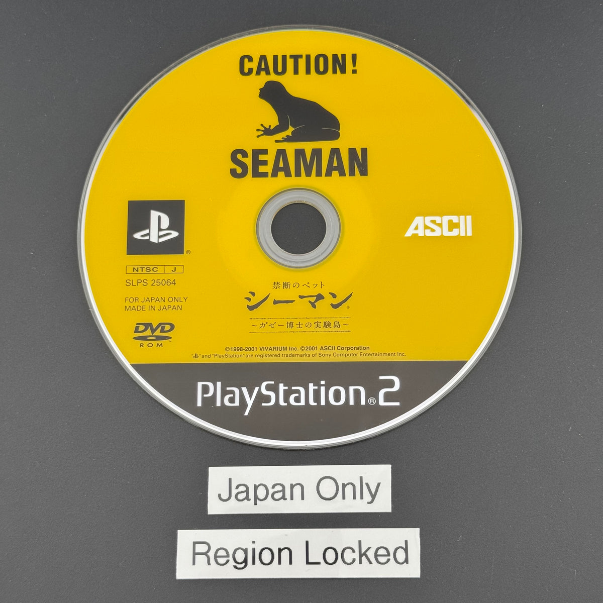 Sony PS2 Seaman [Controller & Mic Big Box Bundle] CIB