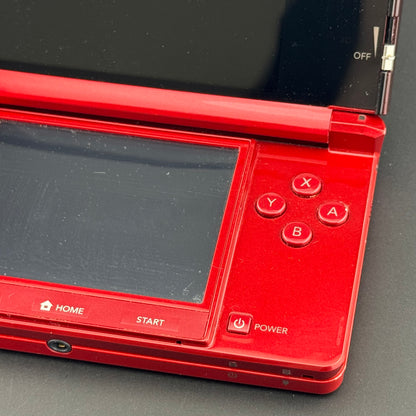 JPN Nintendo 3DS Char Red Gundam Console [CTR-001] (Region-Locked)