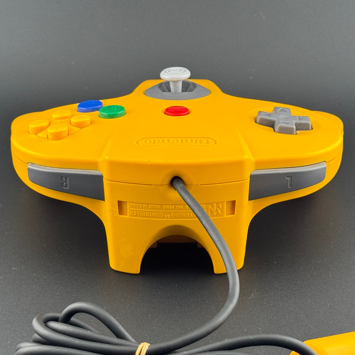 Nintendo 64 Yellow Controller CIB [NUS-005]