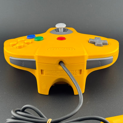 Nintendo 64 Yellow Controller CIB [NUS-005]