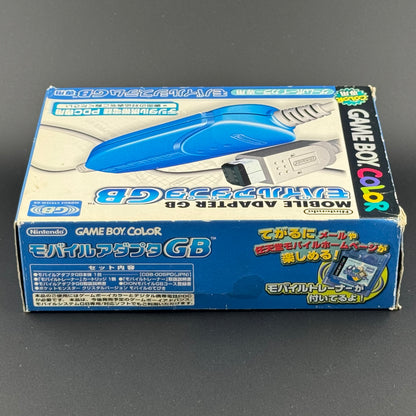 Nintendo Game Boy Color Blue Mobile Adapter GB [CGB-005PD] + Mobile Trainer CIB