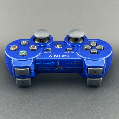Sony PlayStation 3 Metallic Blue DualShock 3 Wireless Controller [CECHZC2J] In Box