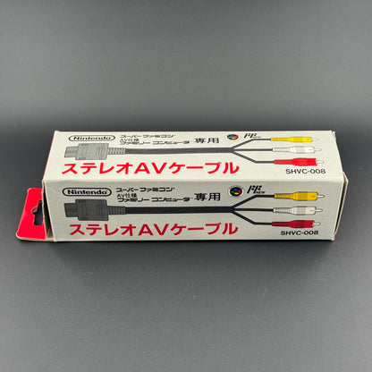 Nintendo Super Famicom Stereo AV Cable CIB [SHVC-008]