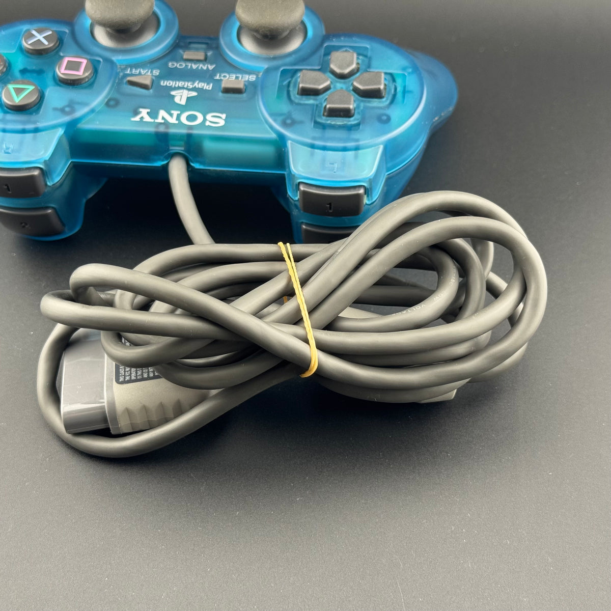 Sony PlayStation 1 Clear Blue DualShock Analog Controller [SCPH-1200]
