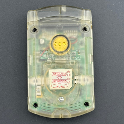 Sega Dreamcast Clear Visual Memory Unit (VMU) + Dust Cover [HKT-7000]
