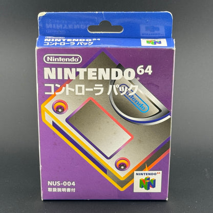 JPN Nintendo 64 Controller Pak [NUS-004] CIB
