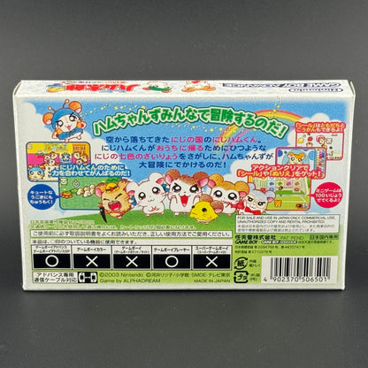 Nintendo Game Boy Advance Tottoko Hamtaro 4: Nijiiro Daikoushin Dechu CIB