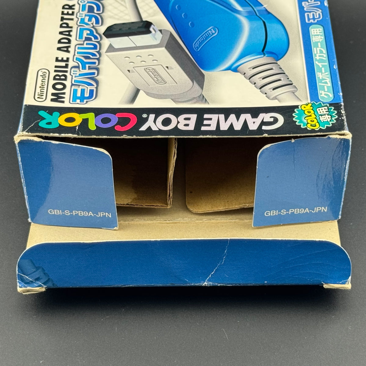 Nintendo Game Boy Color Blue Mobile Adapter GB [CGB-005PD] + Mobile Trainer CIB