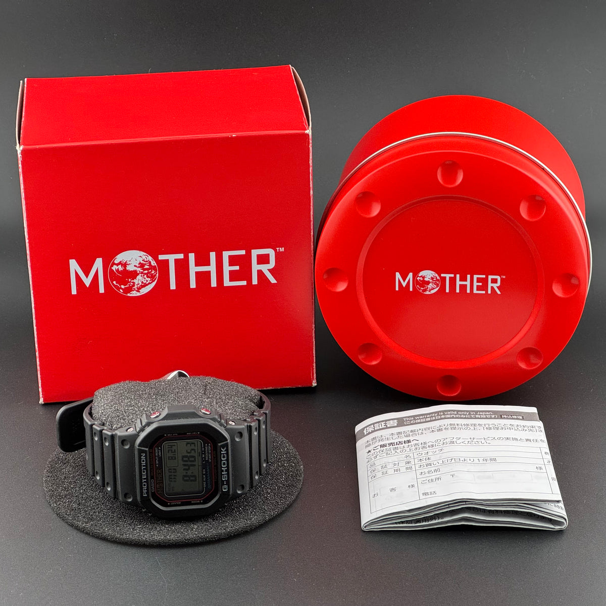 MOTHER x Casio G-SHOCK Black Limited Edition Collaboration Watch [GW-M5610UMOT21-1JR] Complete