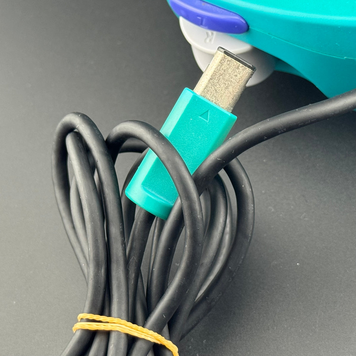 FLAWED Nintendo GameCube Emerald Green Controller [DOL-003]
