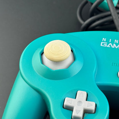 FLAWED Nintendo GameCube Emerald Green Controller [DOL-003]