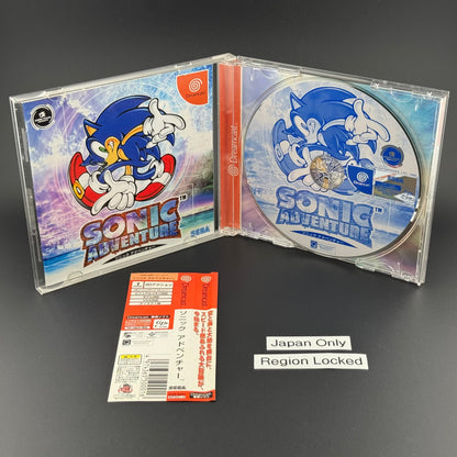 JPN Sega Dreamcast Sonic Adventure CIB