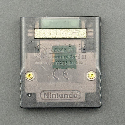 Nintendo GameCube Pokemon Colosseum Edition Clear Black Memory Card 59 [DOL-008]