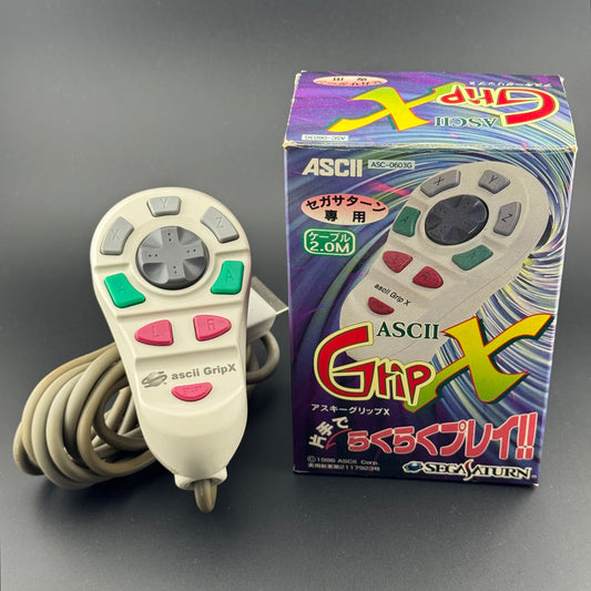 Sega Saturn ASCII Grip X Controller CIB [ASC-0603G]