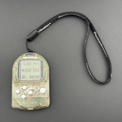 Sony PlayStation 1 Crystal PocketStation [SCPH-4000] + Strap