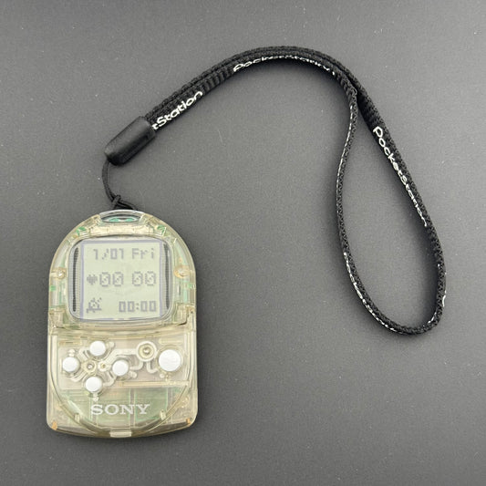 Sony PlayStation 1 Crystal PocketStation [SCPH-4000] + Strap