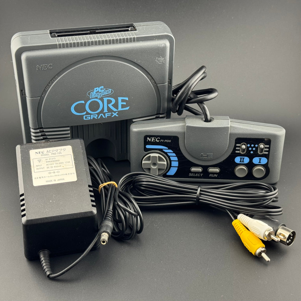 NEC PC Engine Core Grafx Console Set [PI-TG3] Japan