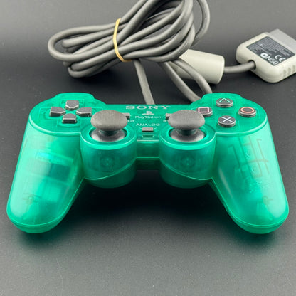 Sony PlayStation 1 Clear Green DualShock Analog Controller [SCPH-1200]
