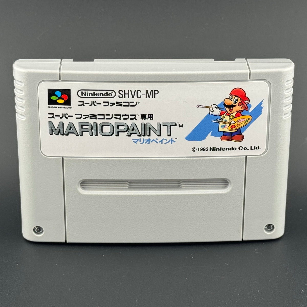 Super Famicom Mario Paint [Mouse & Pad Big Box Bundle] CIB