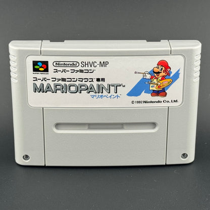 Super Famicom Mario Paint [Mouse & Pad Big Box Bundle] CIB