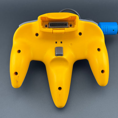 DAMAGED Nintendo 64 Pikachu Blue & Yellow Controller [NUS-005]