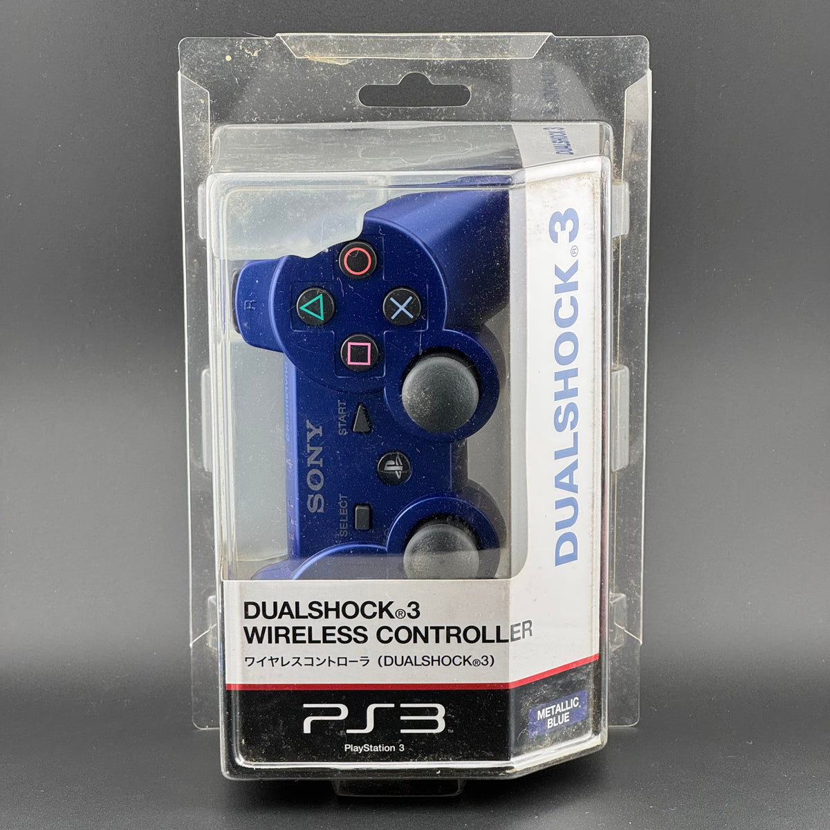 Sony PlayStation 3 Metallic Blue DualShock 3 Wireless Controller [CECHZC2J] In Box