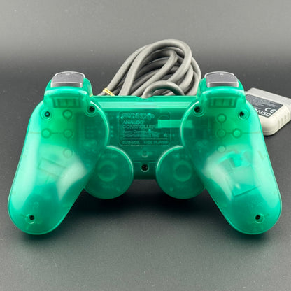 Sony PlayStation 1 Clear Green DualShock Analog Controller [SCPH-1200]