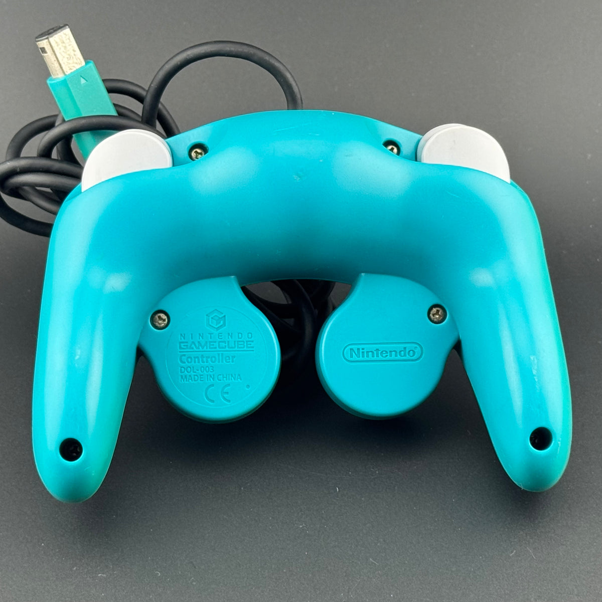FLAWED Nintendo GameCube Emerald Green Controller [DOL-003]