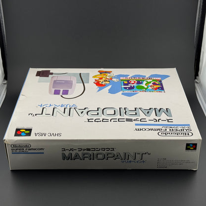 Super Famicom Mario Paint [Mouse & Pad Big Box Bundle] CIB