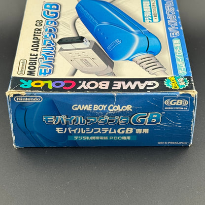 Nintendo Game Boy Color Blue Mobile Adapter GB [CGB-005PD] + Mobile Trainer CIB