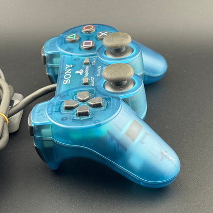 Sony PlayStation 1 Clear Blue DualShock Analog Controller [SCPH-1200]