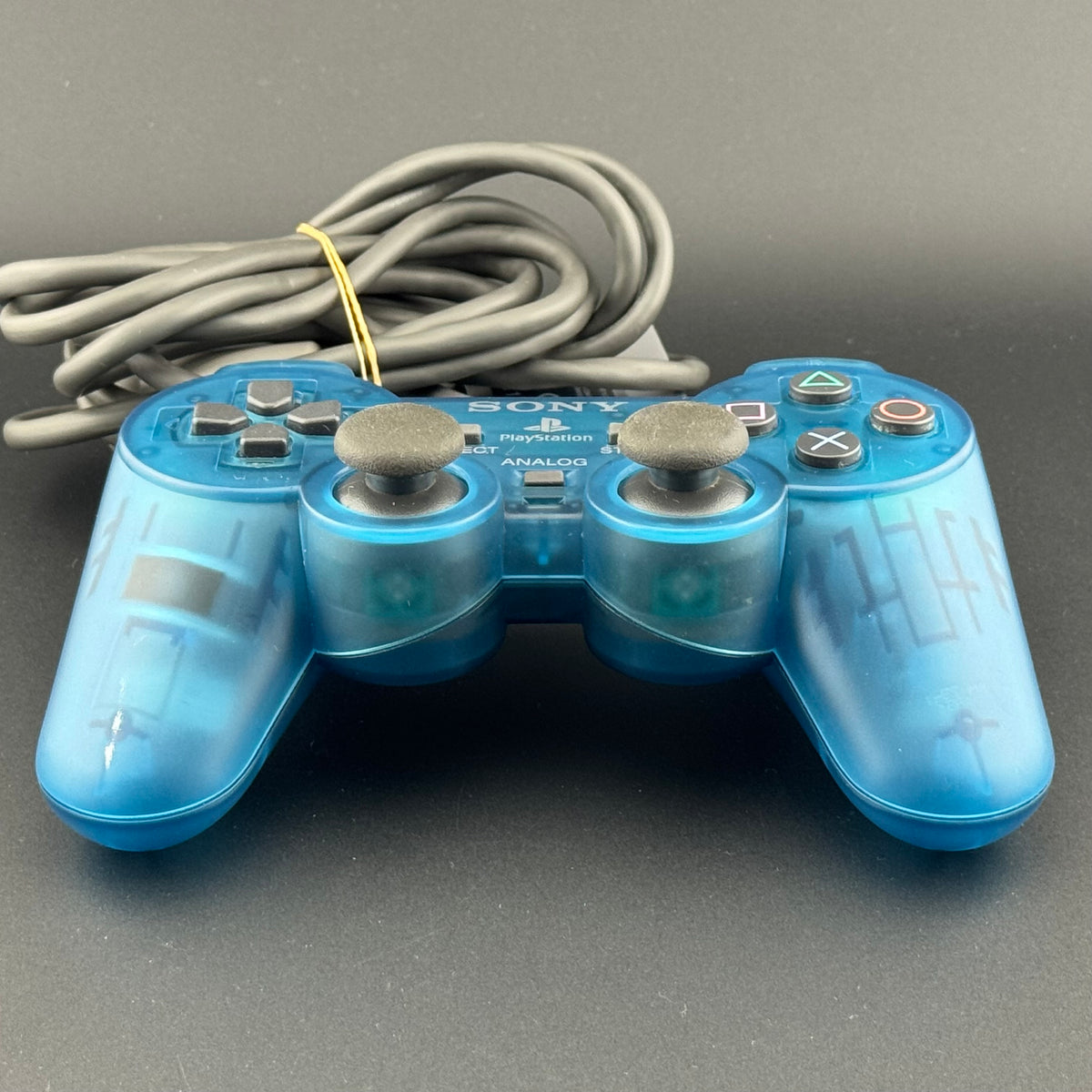 Sony PlayStation 1 Clear Blue DualShock Analog Controller [SCPH-1200]