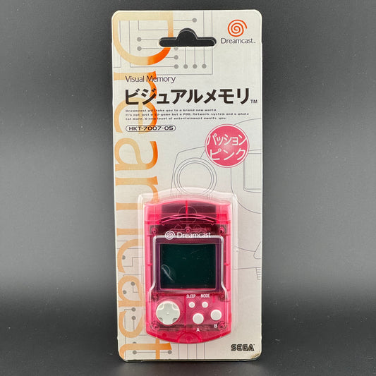 Sega Dreamcast Passion Pink Visual Memory Unit (VMU) [HKT-7000] CIB