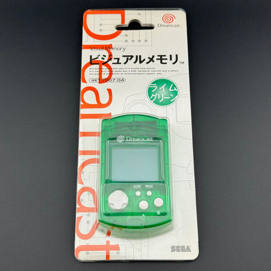 Sega Dreamcast Lime Green Visual Memory Unit (VMU) New [HKT-7000]