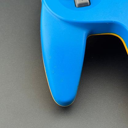 DAMAGED Nintendo 64 Pikachu Blue & Yellow Controller [NUS-005]