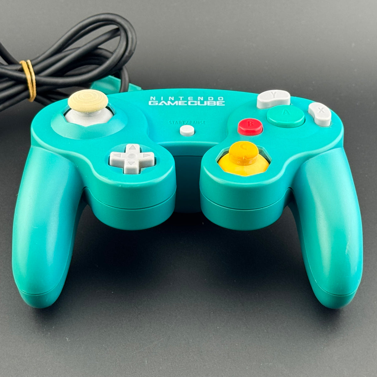 FLAWED Nintendo GameCube Emerald Green Controller [DOL-003]