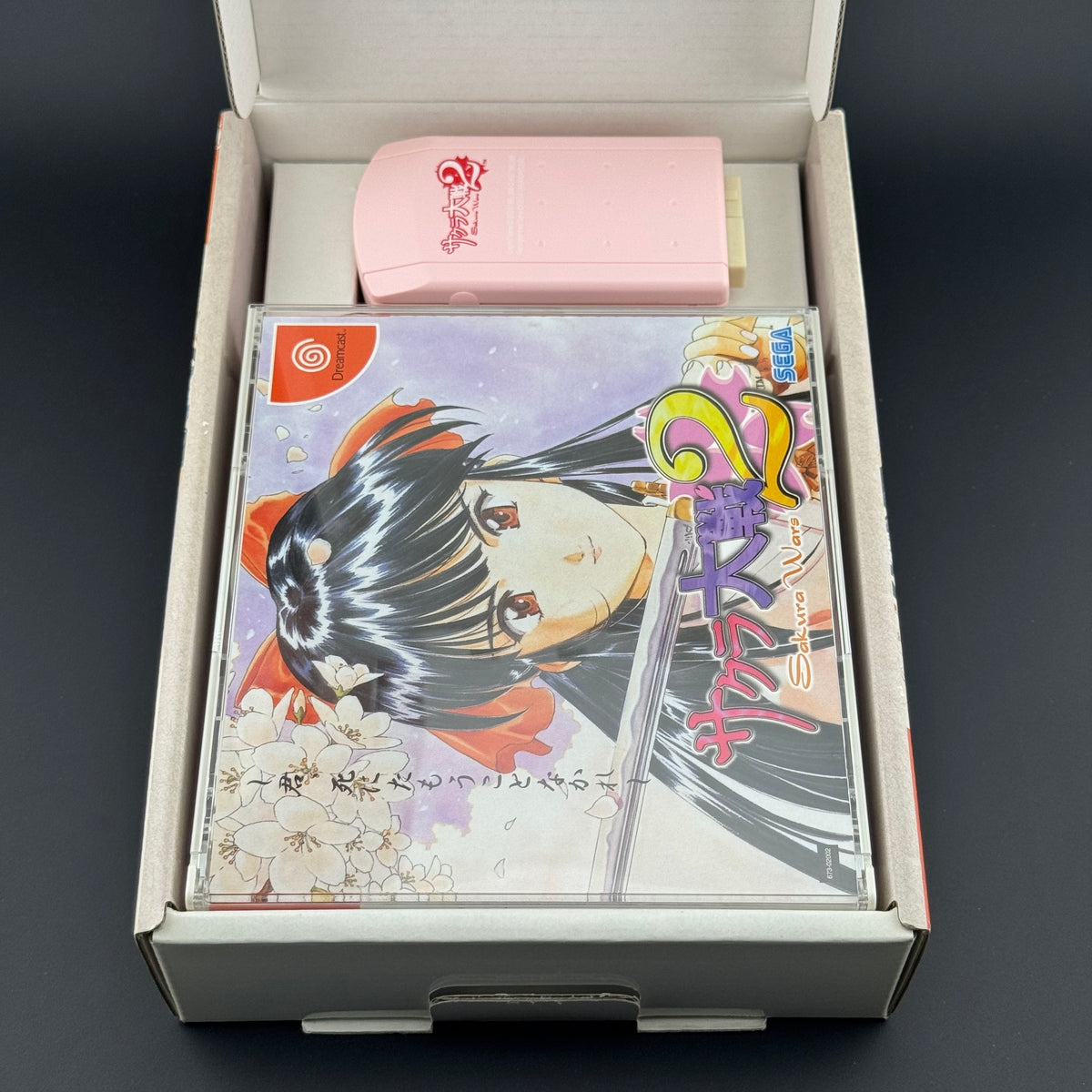 Sega Dreamcast Sakura Taisen 2 [Limited Asian Edition Puru Puru Pack Set] CIB