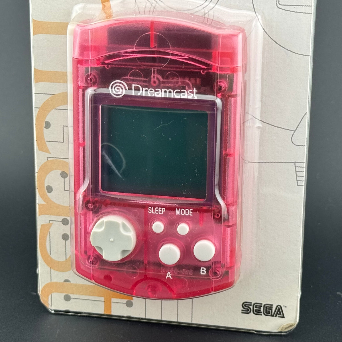 Sega Dreamcast Passion Pink Visual Memory Unit (VMU) [HKT-7000] CIB