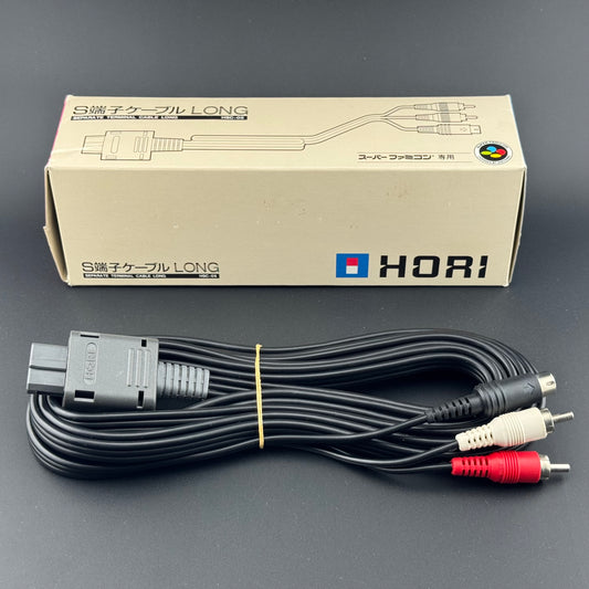 Nintendo Super Famicom HORI S-Video Cable Long [HSC-05] CIB