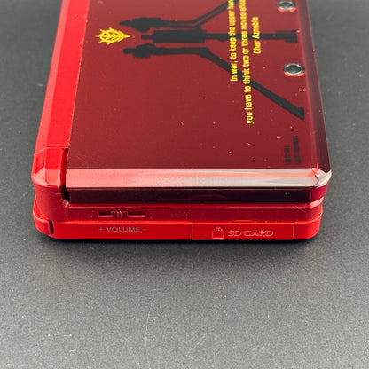 JPN Nintendo 3DS Char Red Gundam Console [CTR-001] (Region-Locked)