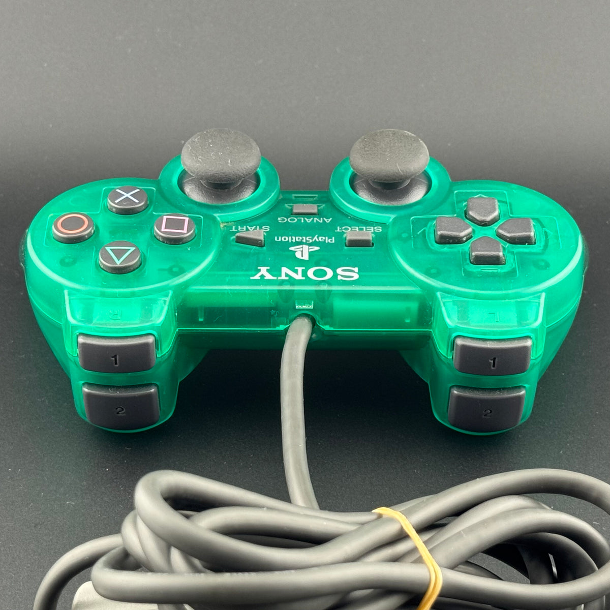 Sony PlayStation 1 Clear Green DualShock Analog Controller [SCPH-1200]