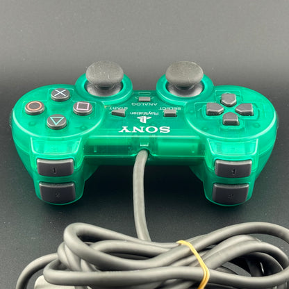 Sony PlayStation 1 Clear Green DualShock Analog Controller [SCPH-1200]